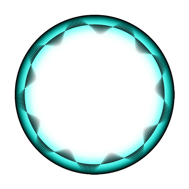 Black Wave Fluerescent Blue (No Status)